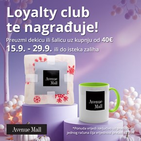 Loyalty club nagrađuje članove dekicom ili šalicom